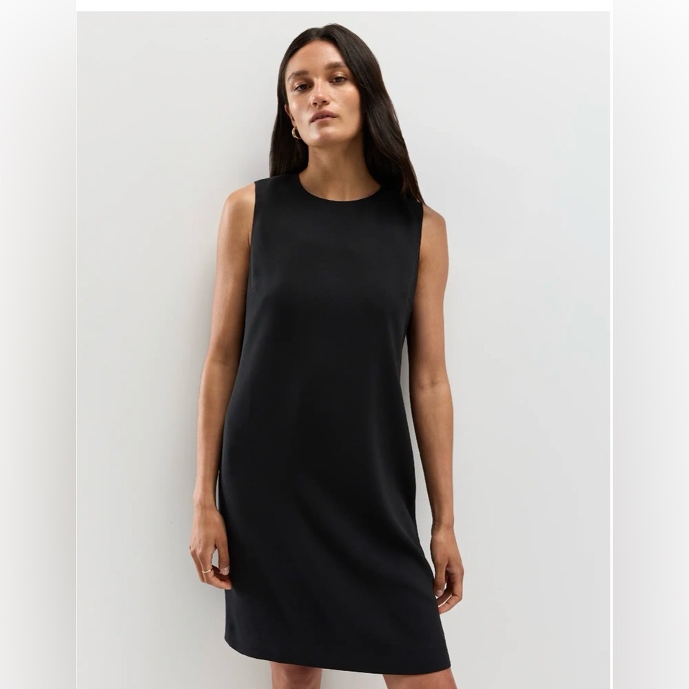 Quince Stretch Crepe Sleeveless Mini Dress, NWT, Various